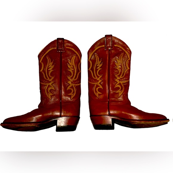 Justin boots ladies country cowboy boots size 6 1/2 ee - Picture 1 of 9